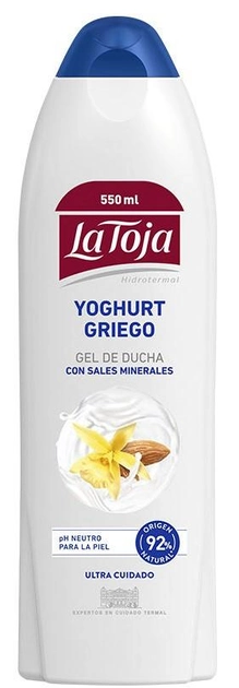 Żel pod prysznic La Toja Yoghurt Griego Gel Crema Ducha 550 ml (8410436432948) - obraz 1
