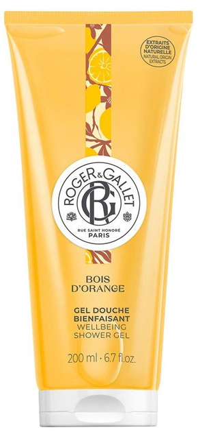 Żel pod prysznic Roger & Gallet Bois D'Orange Gel Douche Fraicheur Tonifiant 200 ml (3701436908034) - obraz 1