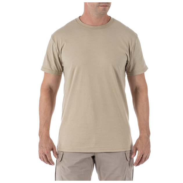 Футболка з коротким рукавом (3 шт. в комплекті) 5.11 Tactical Utili-T Crew - Three Pack ACU Tan 3XL (40016-165) - зображення 1