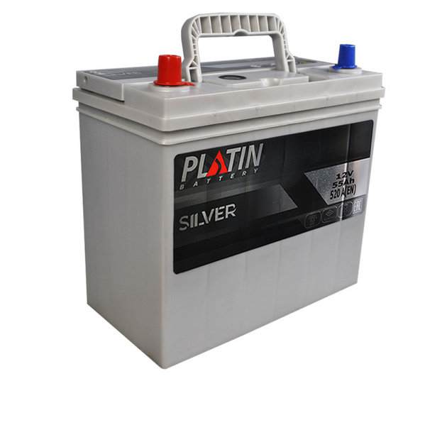 Автомобільний акумулятор PLATIN Silver Asia 55Ah 520A L+ (лівий +) SMF - зображення 3