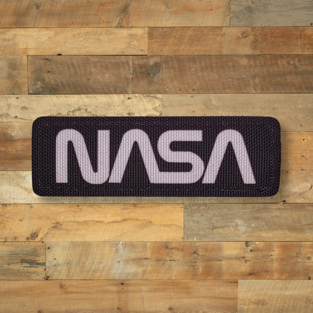 Шеврон NASA (НАСА), 9х3, на липучке (велкро), патч печатный - изображение 1
