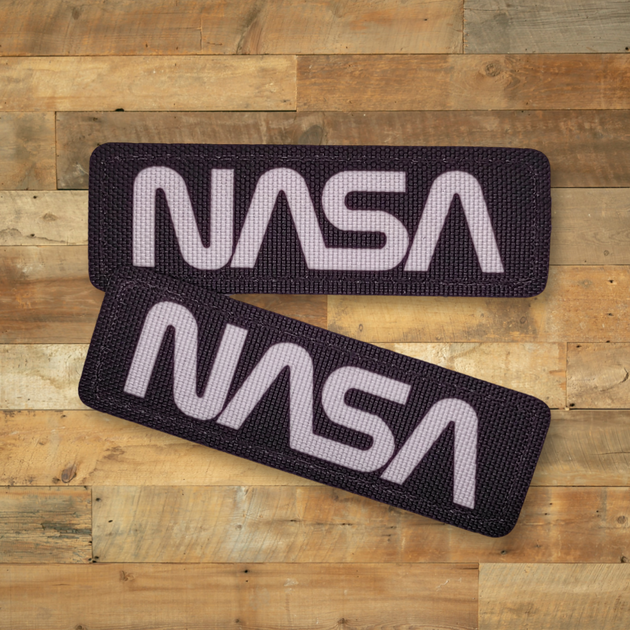 Шеврон NASA (НАСА), 9х3, на липучке (велкро), патч печатный - изображение 2