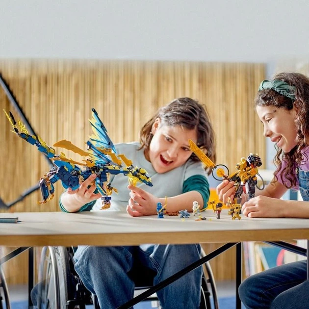 LEGO NINJAGO Стихийный дракон против императрицы Мех (71796