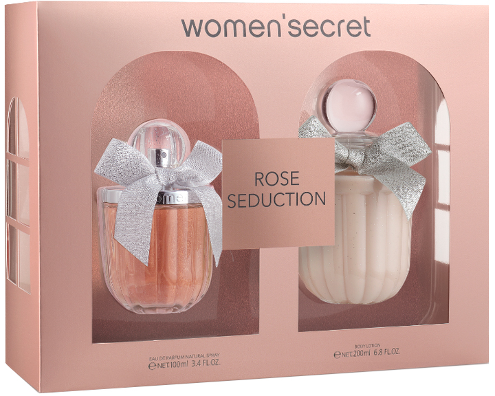 Zestaw Women'Secret Rose Seduction Woda perfumowana 100 ml + Lotion do ciała 200 ml (8436581940084) - obraz 1