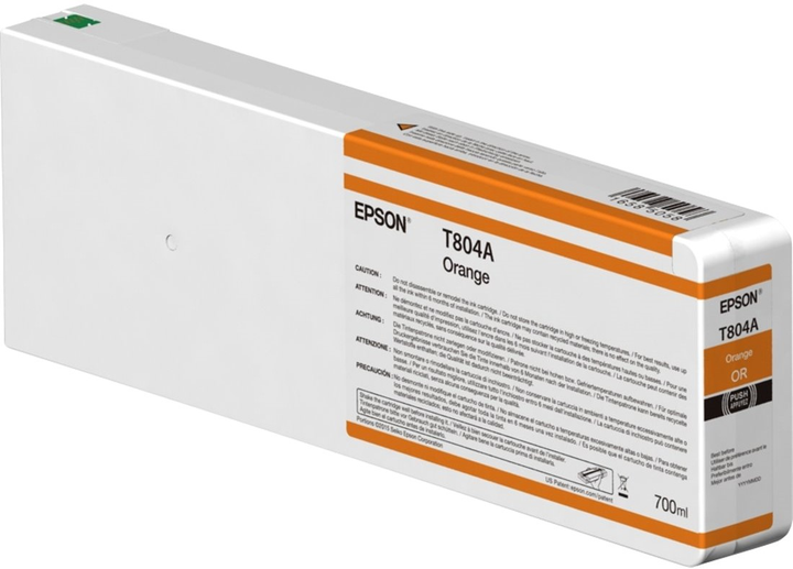 Картридж з чорнилом Epson T804A00 700 ml Orange (10343917569) - зображення 1