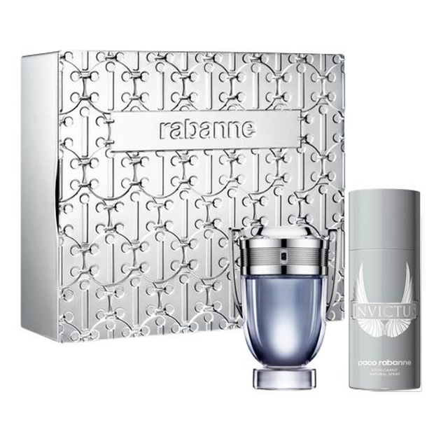 Zestaw męski Paco Rabanne Invictus woda toaletowa 100 ml + dezodorant 150 ml (3349668623235) - obraz 1