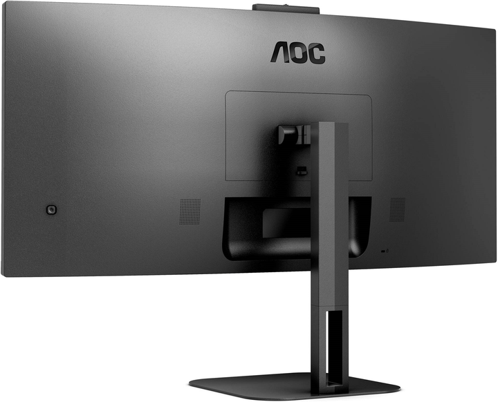 Монітор 34 AOC 100 Гц вигнутий VA HDMI DP USB-C (CU34V5CW/BK) - зображення 4