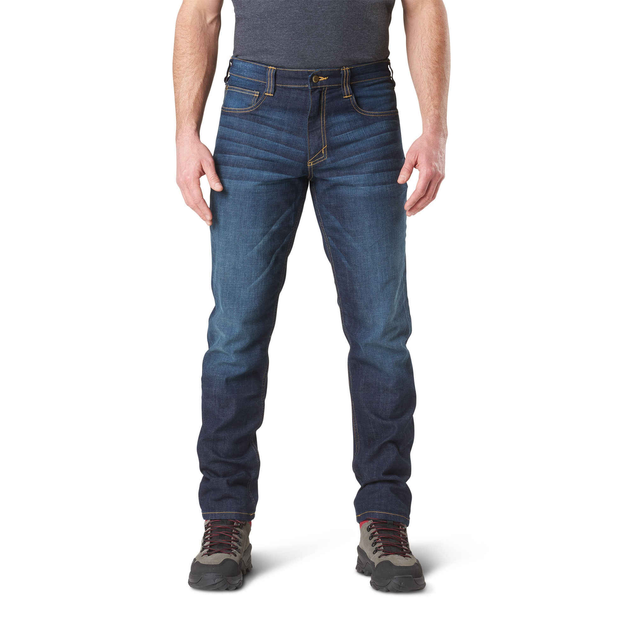 Штани тактичні джинсові 5.11 Tactical Defender-Flex Slim Jeans Dark Wash Indigo W35/L36 (74465-649) - зображення 1