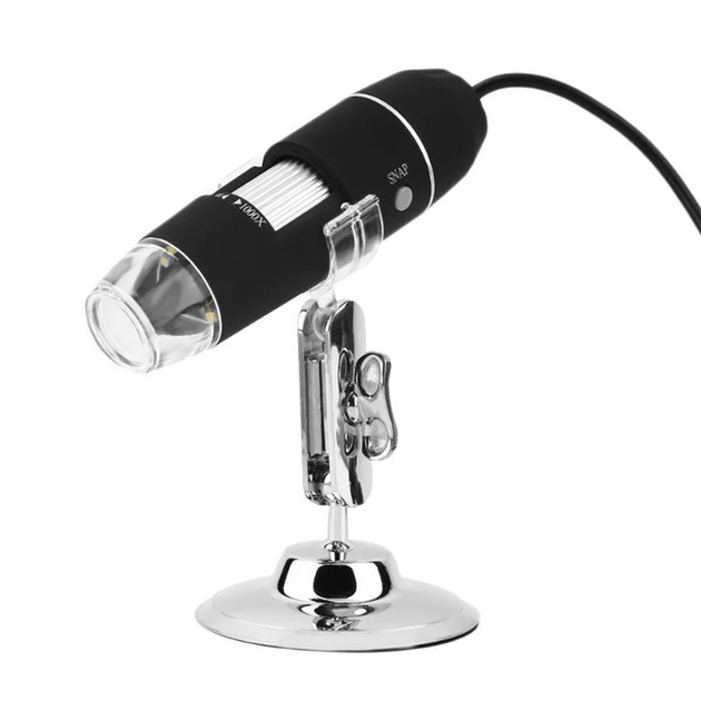 Микроскоп Magnifier Цифровой USB эндоскоп, бороскоп 50Х - 1600Х Черный ...