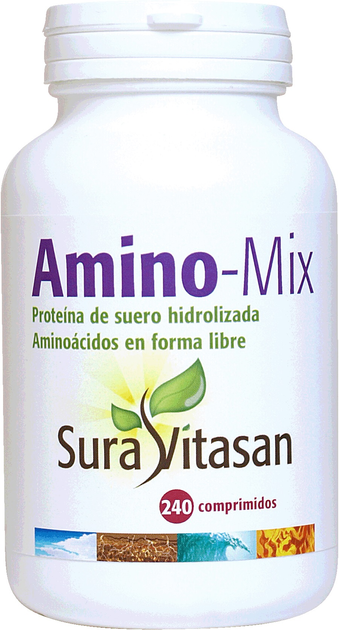 Suplement diety Sura Vitasan Amino-Mix 850 mg 240 tabletek (0628747111690) - obraz 1