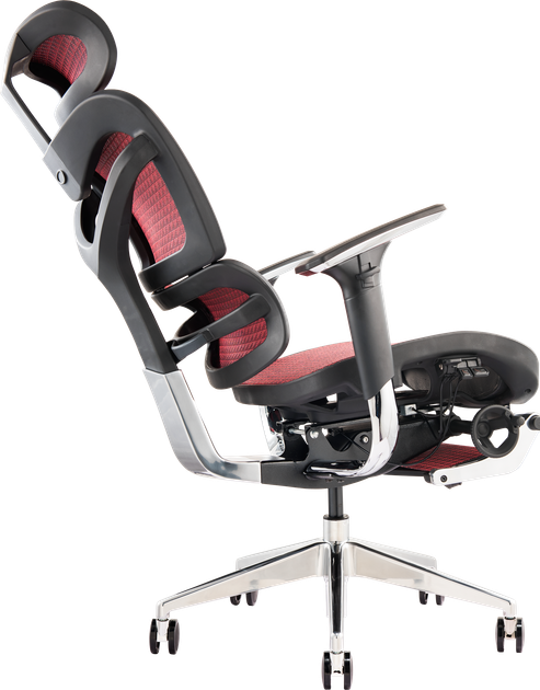 Офисное эргономичное кресло GT Racer X-702L Red (W-82) - Фото 6 Офисное эргономичное кресло GT Racer X-702L Red (W-82) - изображение 6