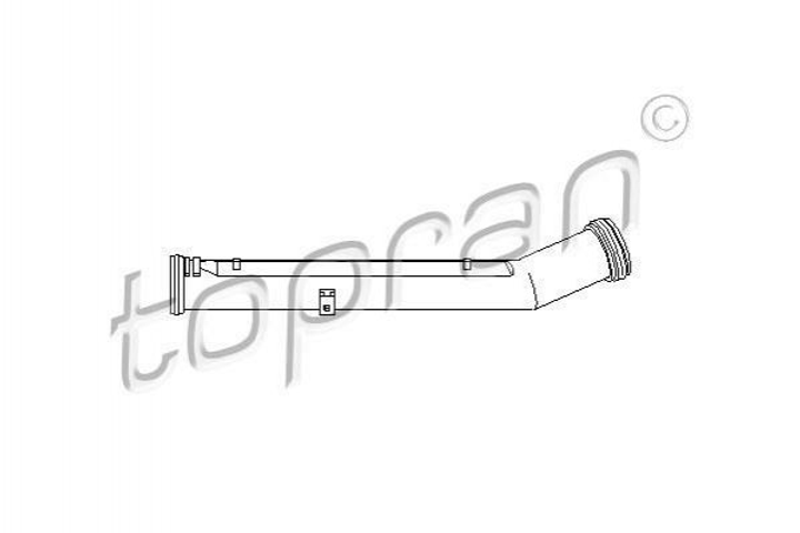 Патрубки системы охлаждения TOPRAN / HANS PRIES 109625 Seat Ibiza, Cordoba, Toledo, Leon; Volkswagen Caddy, Polo, Vento, Golf, Bora; Skoda Fabia, Octavia, Felicia; Audi A2 032121065B, 032121065D, 032121065F - изображение 1