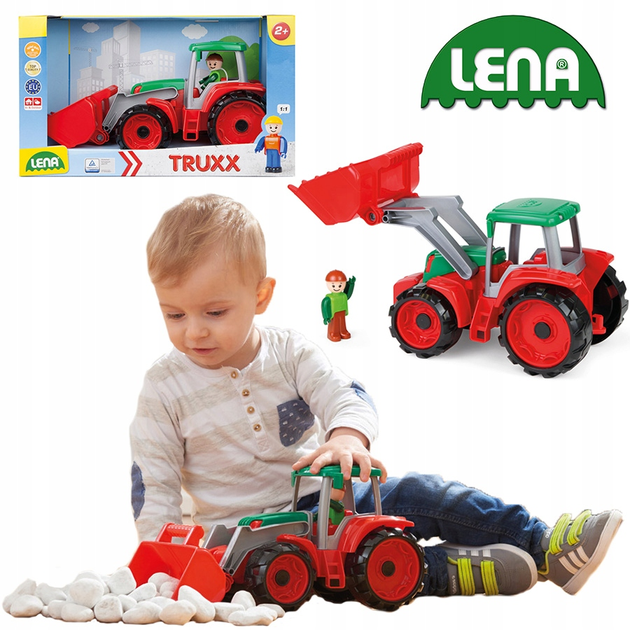 Іграшка Lena Трактор Truxx 35 см (4006942741205) - зображення 1