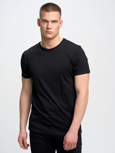 Koszulka męska Big Star 152537-906 L Czarna (5900714173968) - obraz 1