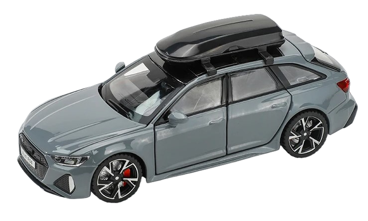 Машинка металлическая детская Audi RS6 Quattro Auto Expert Серый - Фото 2 Машинка металлическая детская Audi RS6 Quattro Auto Expert Серый - изображение 2