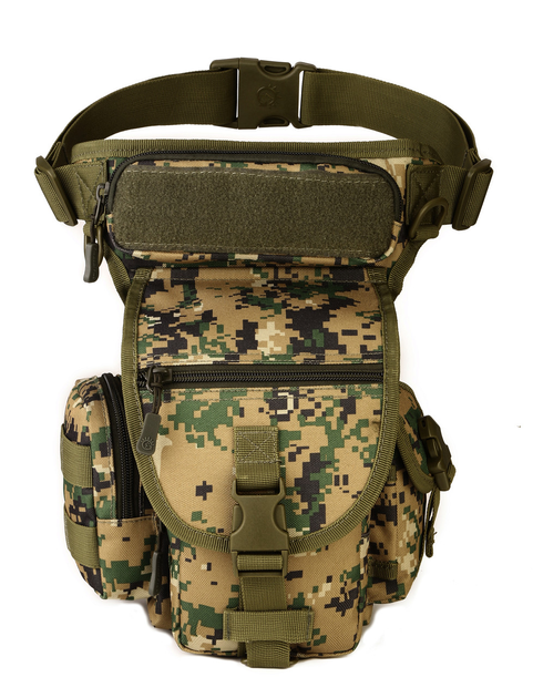 Cумка тактическая набедреная (Leg-Bag) EDC Protector Plus K314 green pixel - изображение 2