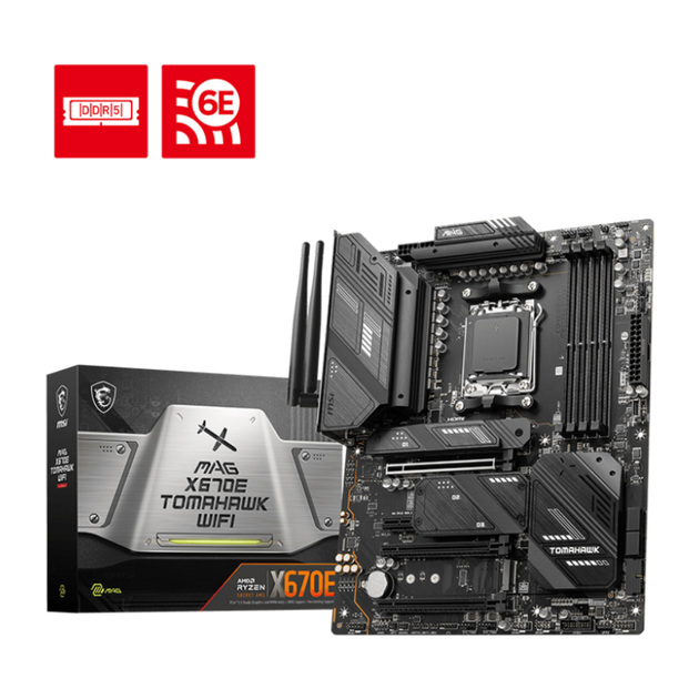 Материнская плата ATX MSI MAG X670E TOMAHAWK WIFI Socket AM5/AMD X670/1хHDMI/DisplayPort - изображение 5