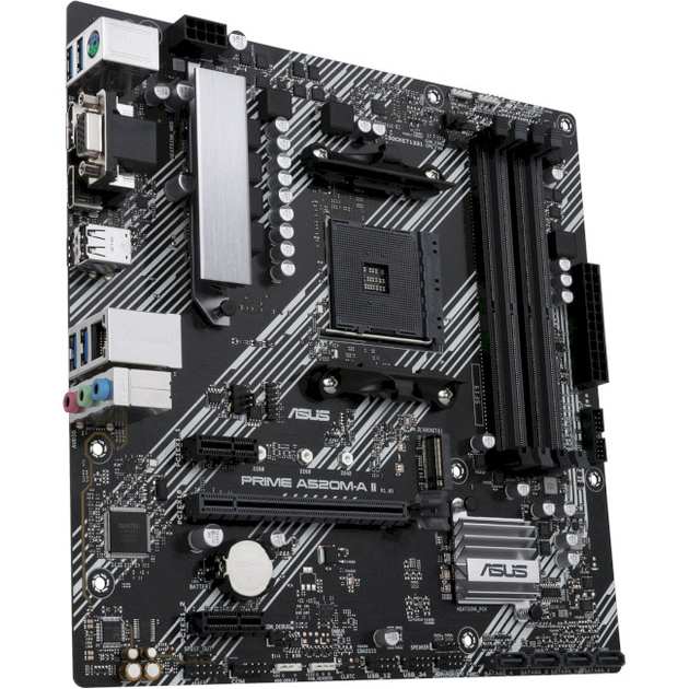 Материнская плата MicroATX Asus PRIME A520M-A II/CSM Socket AM4/AMD A520/1хHDMI/DisplayPort - изображение 2
