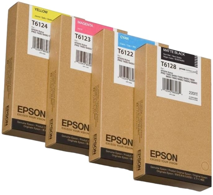 Картридж з чорнилом Epson T612200 220 мл Blue (10343865853) - зображення 1