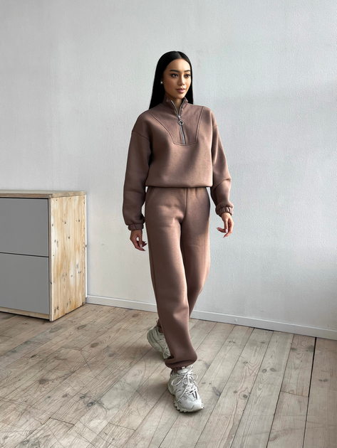 Спортивный костюм на флисе женский Larionoff Utrecht 42-44 Мокко ...