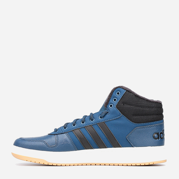 Zimowe sneakersy męskie wysokie ocieplane adidas Hoops 2.0 Mid GZ7939 42.5 (8.5UK) 27 cm Granatowe (4064047615289) - obraz 3