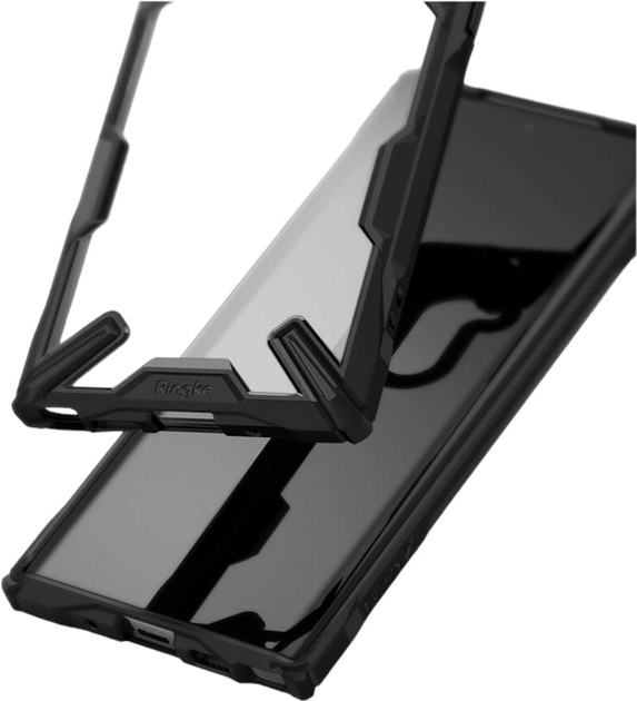 Etui plecki Ringke Fusion X do Samsung Galaxy Note 10 Black (8809659048034) - obraz 2