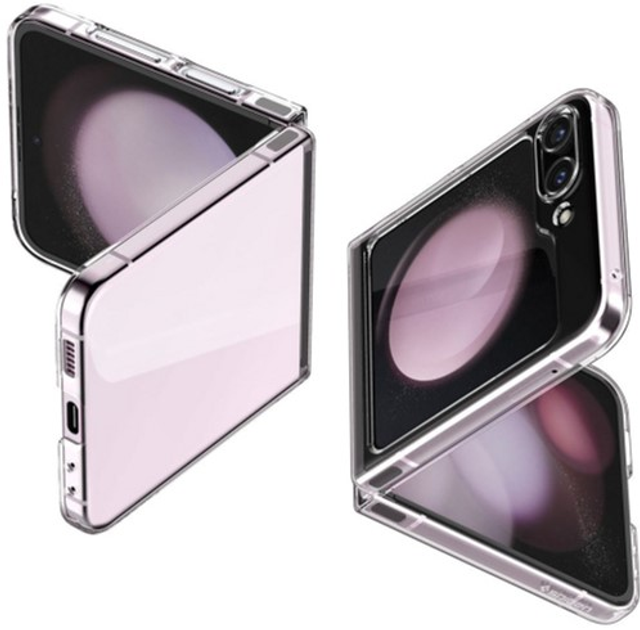 Etui plecki Spigen Air Skin do Samsung Galaxy Z Flip 5 Crystal Clear (8809896745727) - obraz 1