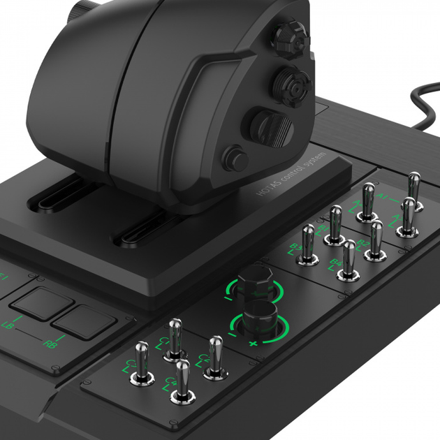 Дротовий джойстик Hori HOTAS Flight Control System & Mount Black (810050912266) - зображення 8