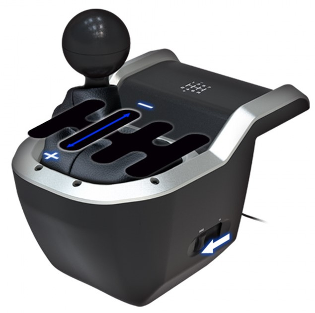 Коробка передач Hori 7-Speed Racing Shifter PC Black (810050911283) - зображення 3