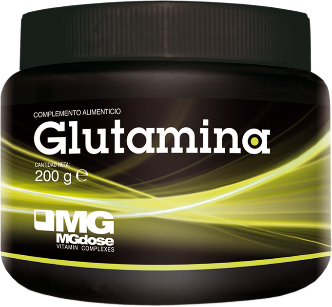 Дієтична добавка Mgdose Glutamina 200 г (8422947597078) - зображення 1