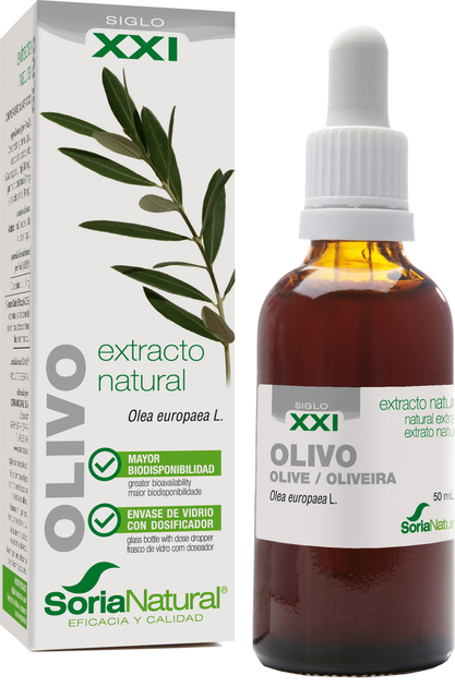 Ekstrakt Soria Natural Extracto Olivo S XXl 50 ml (8422947044510) - obraz 1