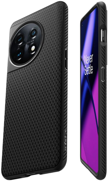 Etui plecki Spigen Liquid Air do OnePlus 11 Black (8809896741880) - obraz 1