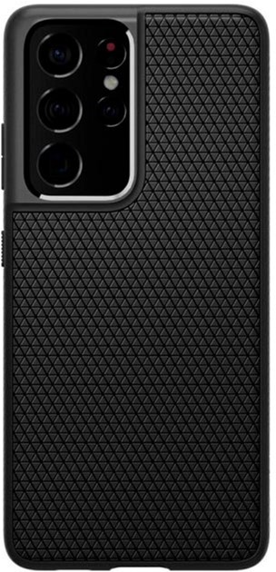 Панель Spigen Liquid Air для Samsung Galaxy S21 Ultra Матовий чорний (8809756642081) - зображення 3
