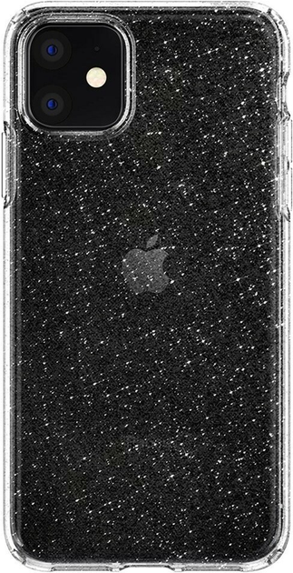 Панель Spigen Liquid Crystal Glitter для Apple iPhone 11 Прозорий (8809671010262) - зображення 1