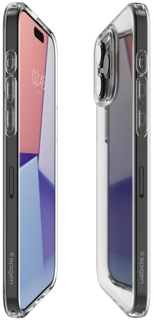 Etui plecki Spigen Liquid Crystal do Apple iPhone 15 Pro Crystal Clear (8809896750301) - obraz 2