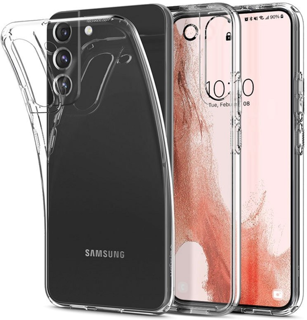 Панель Spigen Liquid Crystal для Samsung Galaxy S22 Прозорий (8809811856019) - зображення 1