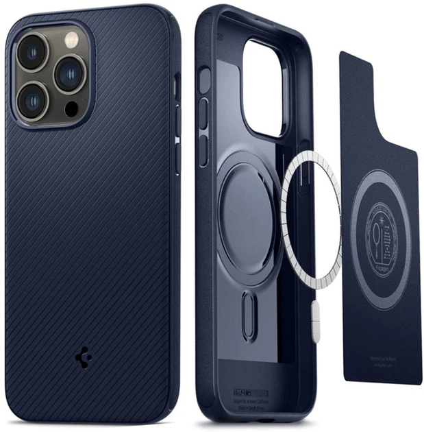Панель Spigen Mag Armor для Apple iPhone 14 Pro Max Темно-Синій (8809811863765) - зображення 3