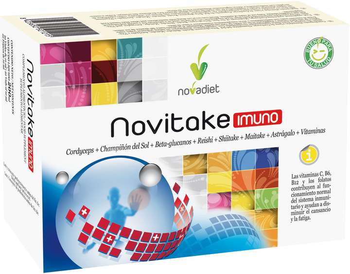 Дієтична добавка Novadiet Novitake Imuno 20 флаконов (8425652521215) - зображення 1