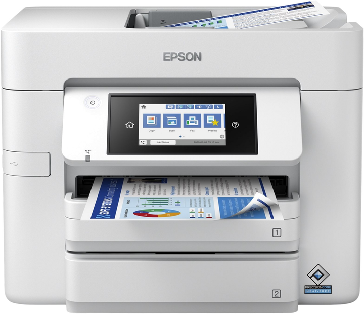 БФП Epson WorkForce Pro WF-C4810DTWF White (8715946701554) - зображення 1