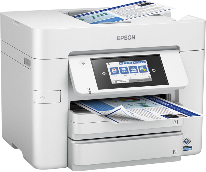 Urządzenie wielofunkcyjne Epson WorkForce Pro WF-C4810DTWF White (8715946701554) - obraz 2