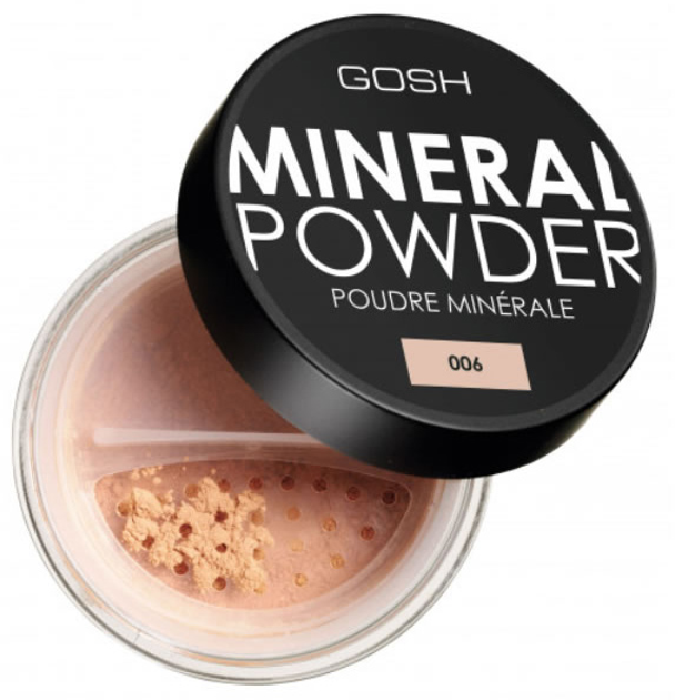 Пудра мінеральна Gosh Mineral Powder 8 г 006 Honey (5711914026080) - зображення 1