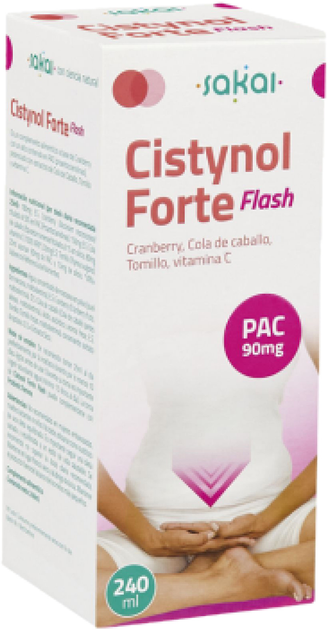 Дієтична добавка Sakai Cistynol Forte Flash 240 мл (8423245260633) - зображення 1