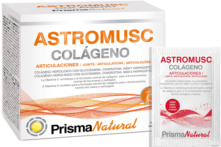 Suplement diety Prisma Naturalural Astromusc Collagen 20 saszetek (8436048048063) - obraz 1