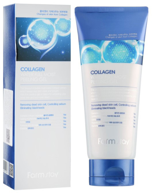 Пилинг-гель FarmStay Collagen Water Full Moist Peeling Gel 180 мл ...