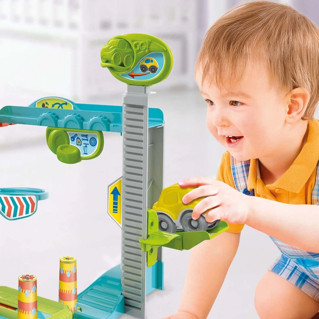 Ігровий набір-автотрек Clementoni Baby Веселий паркінг (CLM17404) - зображення 4