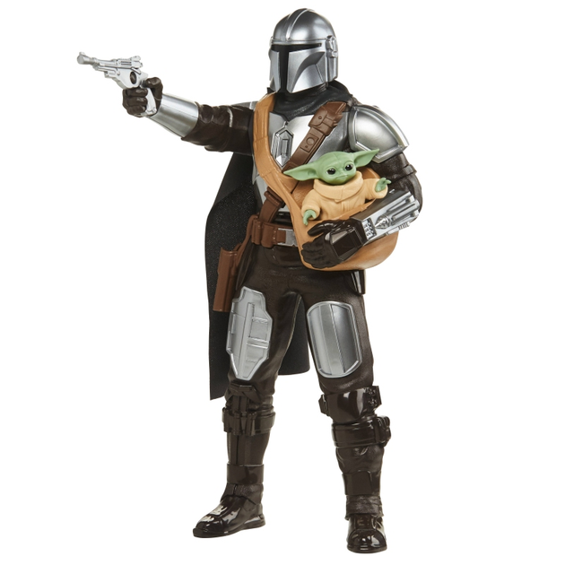 Zestaw Hasbro Star Wars Galactic Action Mandalorianin i Grogou (5010994175238) - obraz 1