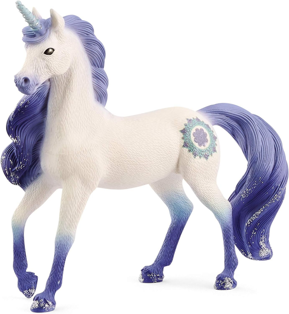 Figurka Schleich Bayala Mandala Einhorn Hengst Spielfigur 18 cm (4059433469232) - obraz 1