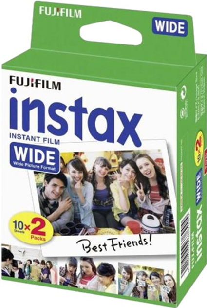 Фотопапір Fujifilm Instax Wide Glossy 99х62 мм 10 х 2 шт (4547410173772) - зображення 1