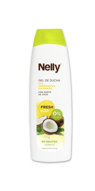 Żel pod prysznic Nelly Fresh & Go Coconut 600 ml (8411322239184) - obraz 1