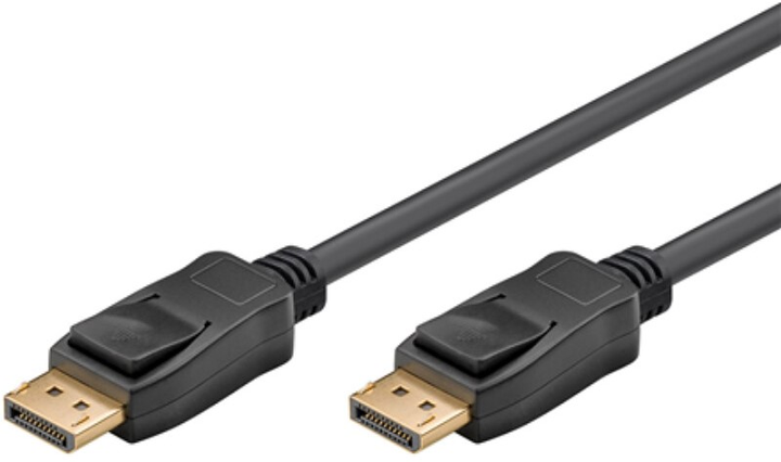 Kabel Goobay ze złączem DisplayPort 1.4 2 m Czarny (4040849647987) - obraz 1
